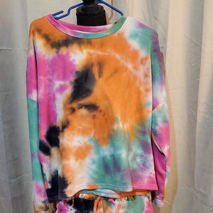 Tie Dyed 2pc pajama set